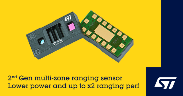 ST意法半導體推出工作溫度范圍更大的工業(yè)級單區(qū)直接ToF傳感器